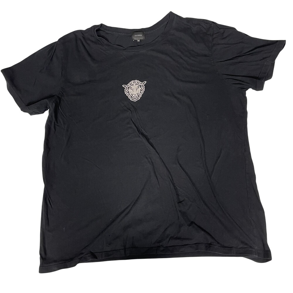 Tackma Shirt Mens 3XL Black Seek No Approval Graphic T-Shirt Tee Ram Logo